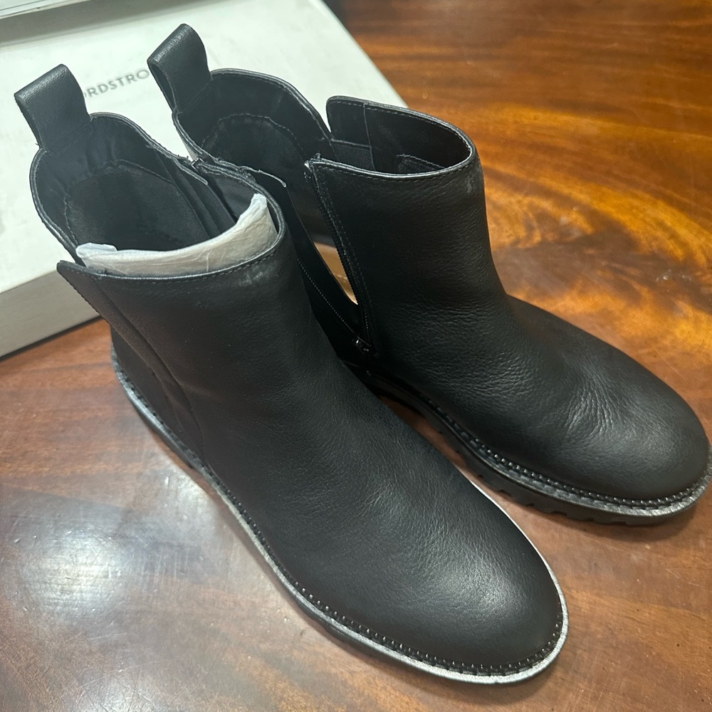 Nordstrom Black Ankle Booties - Picture 5 of 5